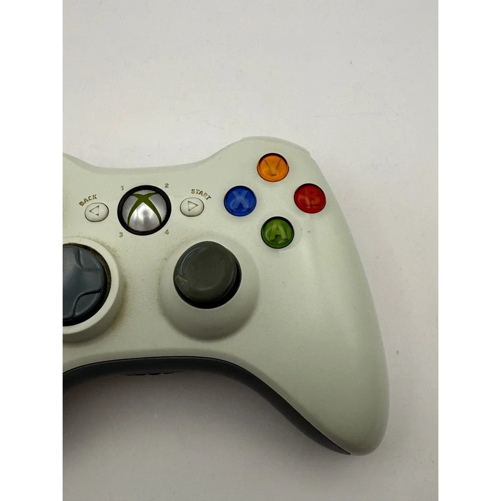 Microsoft Xbox 360 Wireless Controller White Model X801769-024 Official OEM